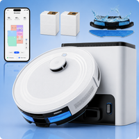 Aspirateur Robot Laveur avec Station, Vidange Automatique Nettoyage Personnalisé