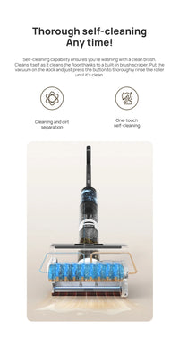 Aspirateur laveur 2-en-1 Aspiration ultra puissante de 9000Pa