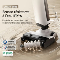 Robot aspirateur Laveur 10,000Pa avec Station sans Sac Vidage Automatique,